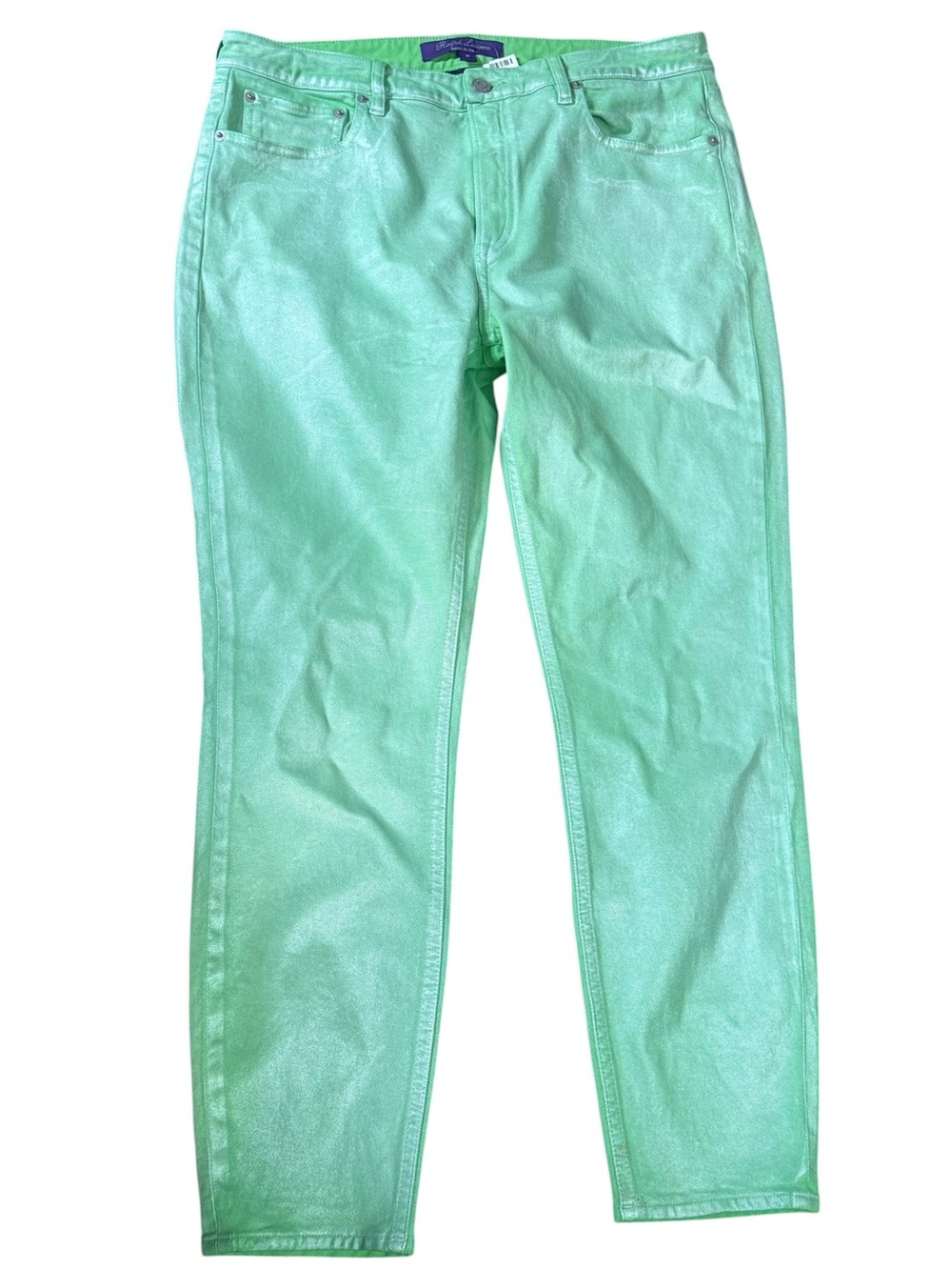 Ralph Lauren, Purple Label, Liquid Mint Slim Jeans, Stretchy
